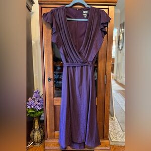 NWT DKNY Absolutely Gorgeous Hi Low animal print dress size 10